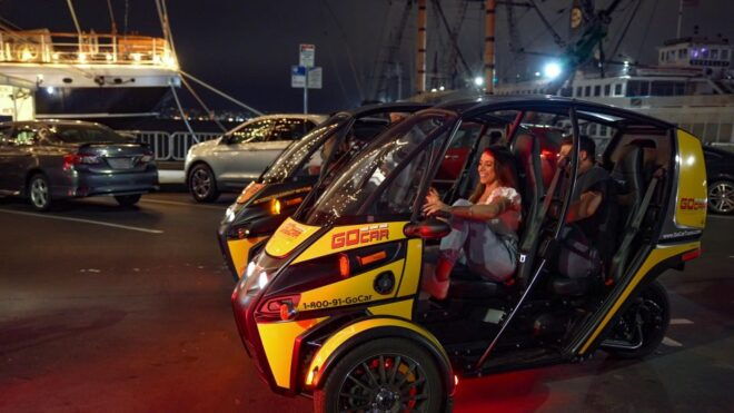 San Diego: Coronado Island Electric GoCar Night Tour - Inclusions