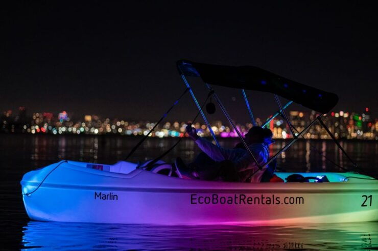 San Diego: Nighttime Glow Pedal Boat Ride W/ Downtown Views - Experience Highlights