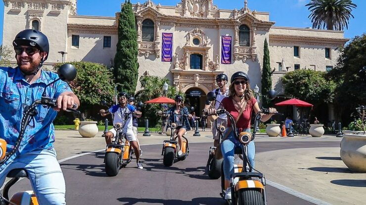 San Diego: Self-Guided Scooter Tour of Downtown & Balboa - Activity Information