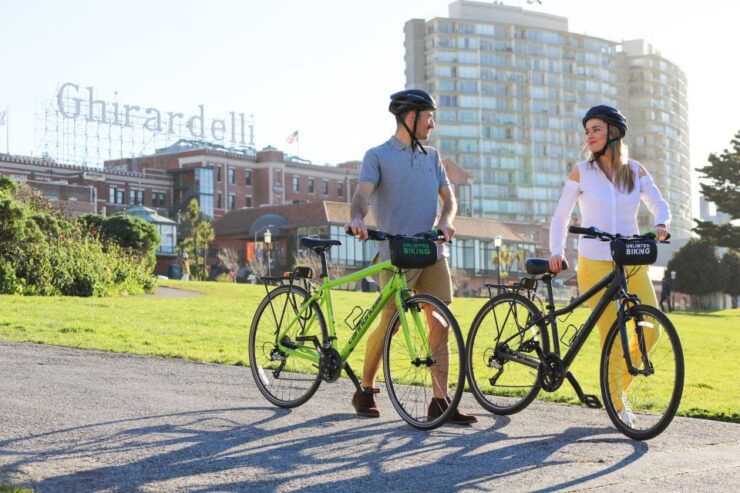 San Francisco: Bike Rental From Golden Gate Bridge With Map - Bike Options and Highlights