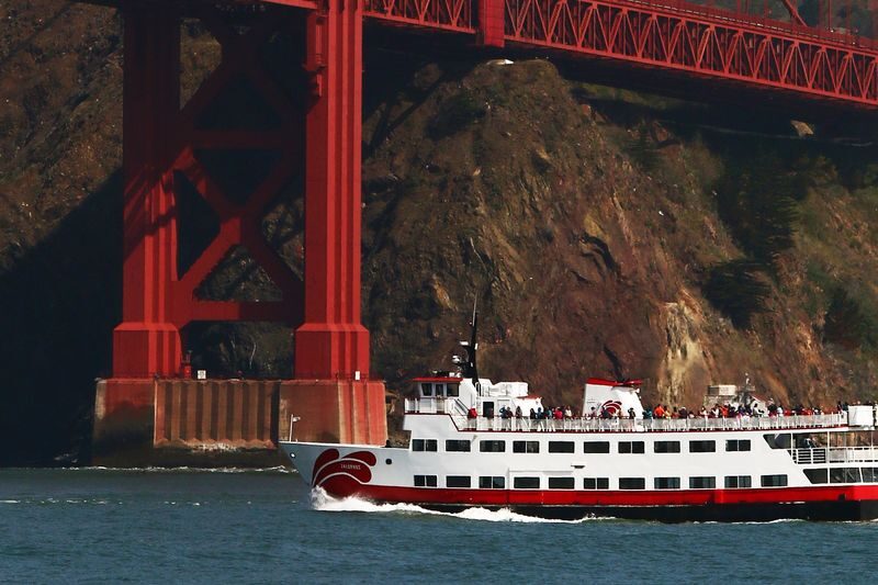 San Francisco Bridge to Bridge Cruise - At a glance: two bridges, Alcatraz, and city views