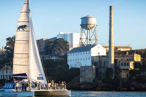 San Francisco Luxury Catamaran Bay Sunset Cruise Experience - Leaving Pier 39 for the open bay