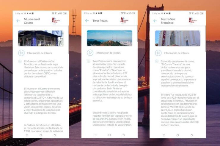San Francisco Self-Guided Tour App - Multilingual Audioguide - Accessibility Features for All Visitors