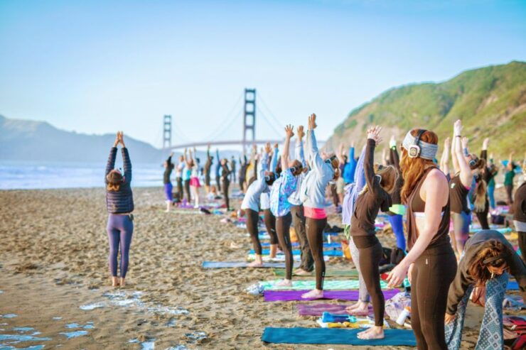 San Francisco: Silent Disco Yoga at Baker Beach - Good To Know
