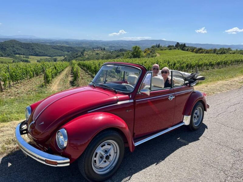 San Gimignano: Private Vintage Beetle Car Tour with Wine - Why This Tour Works for Travelers