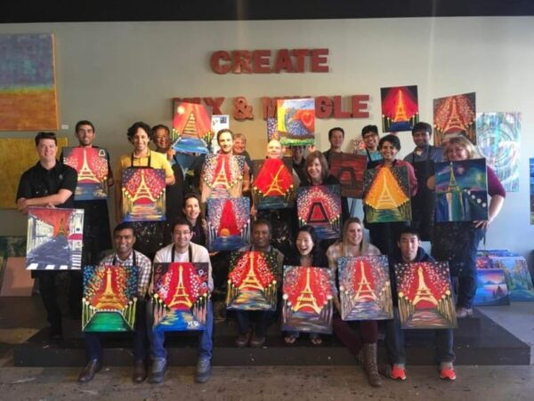 San Mateo: Paint & Sip Experience for Large Groups - Ideal for Various Occasions