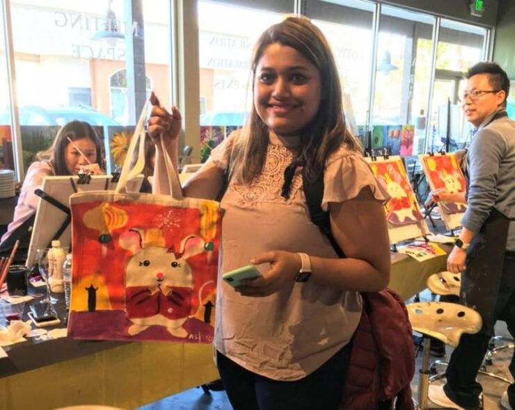 San Mateo: Tote Bag Painting Class - Class Features