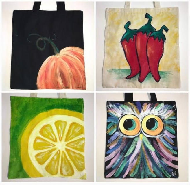 San Mateo: Tote Bag Painting Class - Tote Bag Details