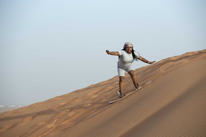 Sand Boarding Camel Ride and 1 Hour ATV in Dubai Lahbab Red Dunes - Secure Your Spot Now