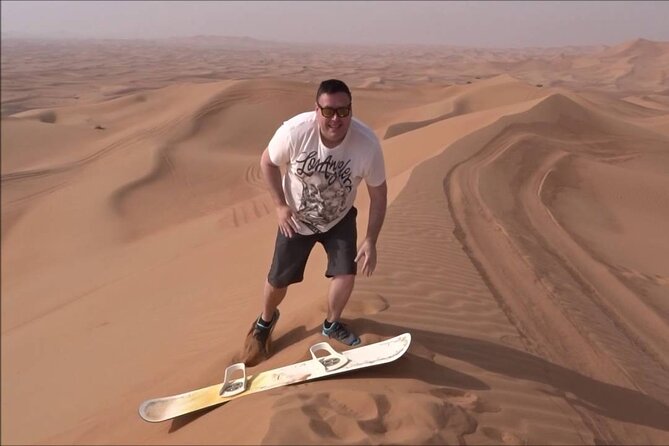 Sand Boarding Desert Safari Dubai - Adventure Package - BBQ Dinner Under the Stars: Indulge in a Mouthwatering Feast