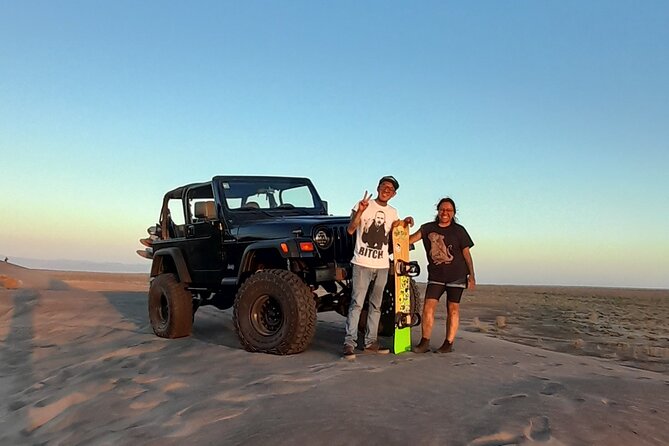 Sandboarding in the Mogote Dunes in Mexico - Exploring the Mogote Dunes