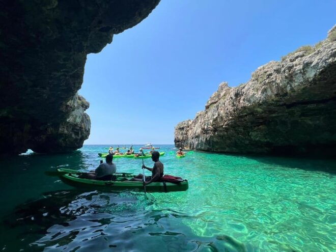 Santa Maria Di Leuca: Kayak and Canoe Tour in the Caves - Meeting Point and Logistics