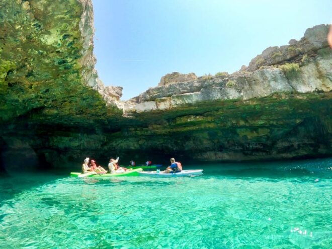 Santa Maria Di Leuca: Kayak and Canoe Tour in the Caves - What to Bring and Restrictions