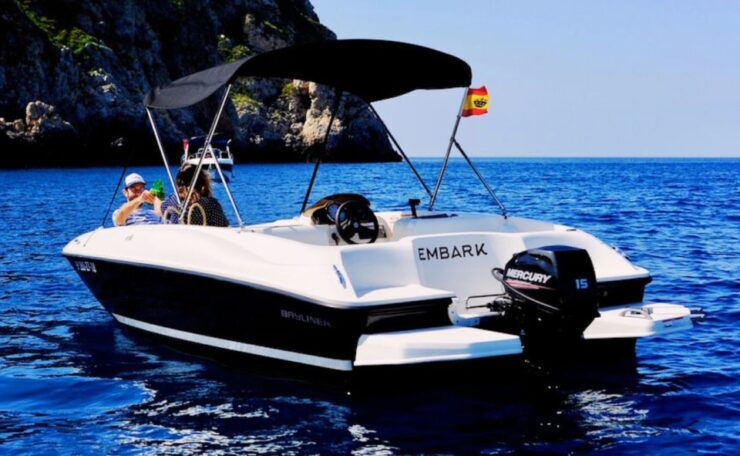 Santa Ponsa: BOAT Tour Without License. Be the Captain! - Pricing and Duration