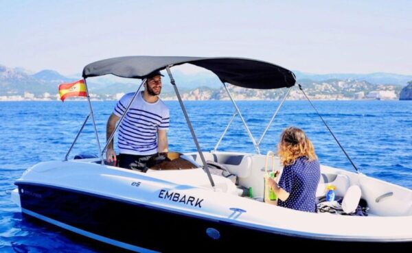 Santa Ponsa: BOAT Tour Without License. Be the Captain! - Meeting Point and Directions