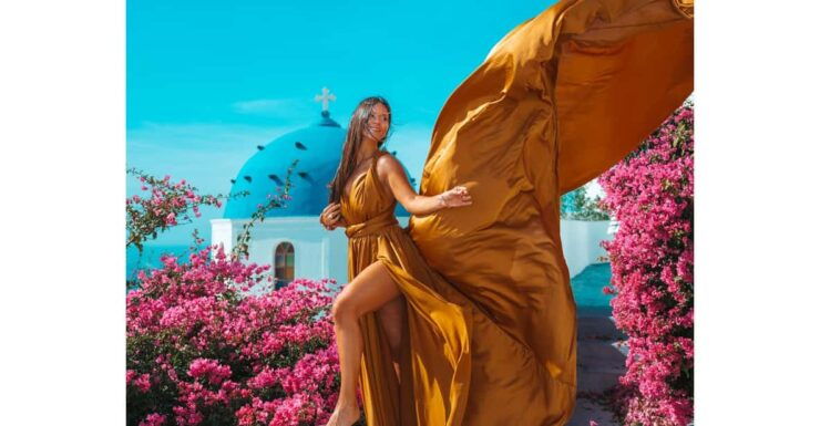 Santorini: 1Hour Flying Dress Photoshoot - Pricing and Reservation Details