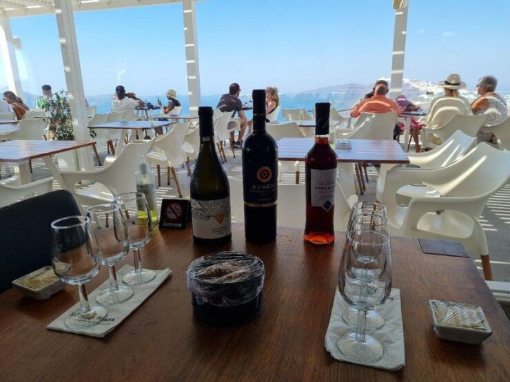 Santorini: 3 Wineries Visit With 9 Wines Premium Tasting - Estate Argyros