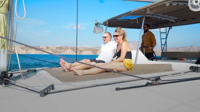 Santorini: 4-Hour Catamaran Tour Starting From Cruise Port - Experience