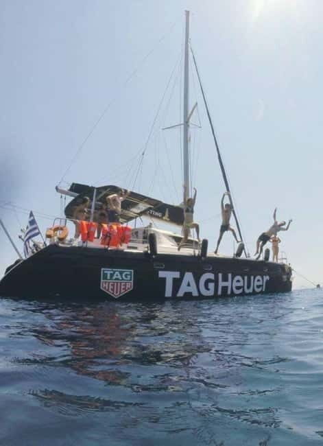 Santorini: Adventurous Catamaran Experience with Snorkeling - Iconic Landmarks and Hidden Coves