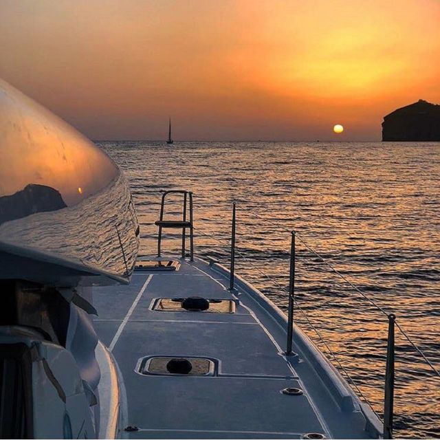 Santorini: All-Inclusive Catamaran Cruise W/ Hot Spring Swim - Full Description of the Activity