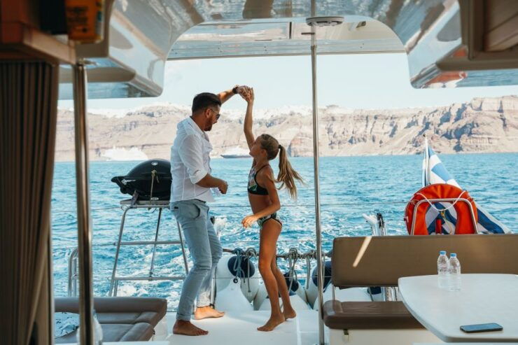 Santorini: All-Inclusive Private Catamaran Cruise - Experience Highlights