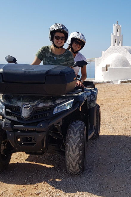 Santorini: ATV Guided Tour Around the South of the Island - Safety and Training