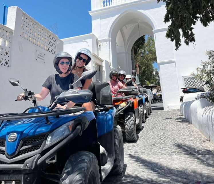 Santorini: ATV-Quad Experience Tour + Transportation - Itinerary Breakdown: From Volcano to Vineyard