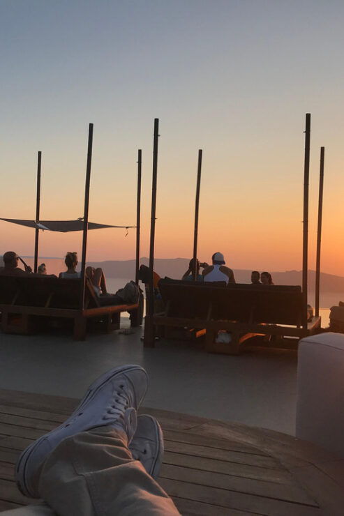Santorini by Night With Sunset Views - Stunning Sunset at Imerovigli