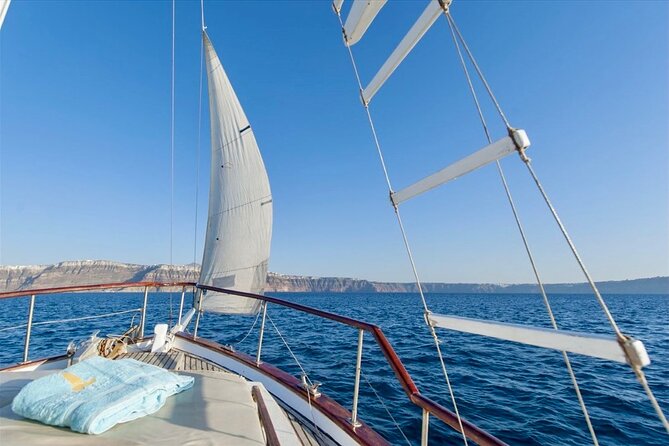 Santorini Caldera Day Traditional Cruise With Meal and Drinks - Booking Information