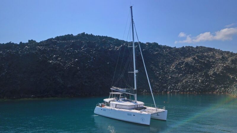 Santorini: Caldera Luxury Catamaran Cruise w/ Meal & Drinks - The Sum Up