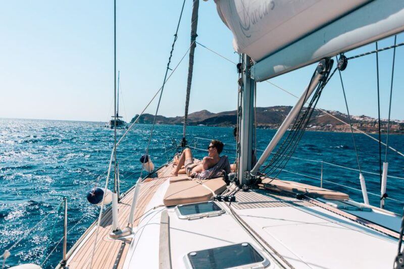 Santorini Caldera: Morning Sailing Cruise with Meal - The Itinerary in Detail
