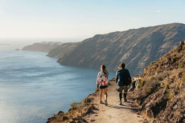 Santorini: Caldera Trail Guided Hike and Sunset Viewing - Language and Pickup