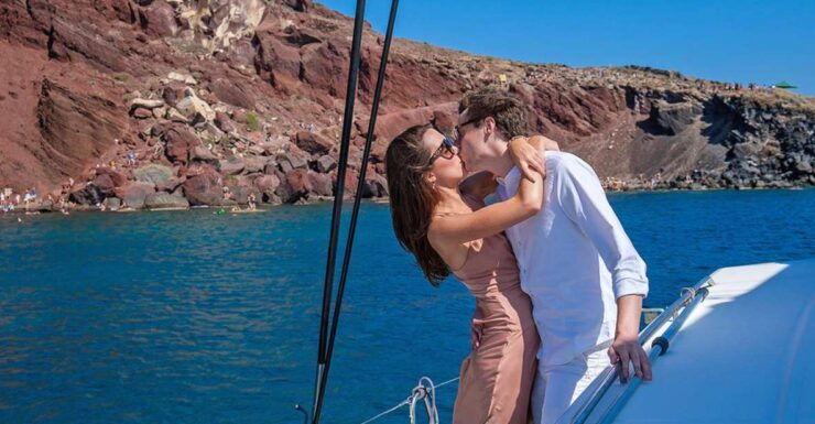 Santorini: Catamaran Cruise With BBQ and Drinks - Activity Details