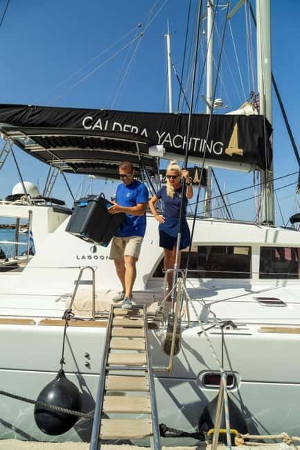 Santorini: Catamaran Cruise with Fresh Meal & Open Bar - Good To Know