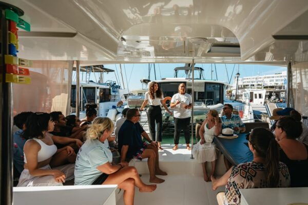 Santorini: Catamaran Cruise With Meals and Drinks - Inclusions and Exclusions