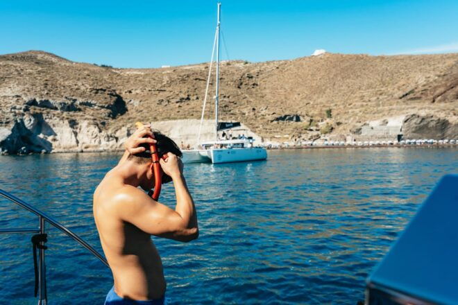 Santorini: Catamaran Cruise With Meals and Drinks - Important Information