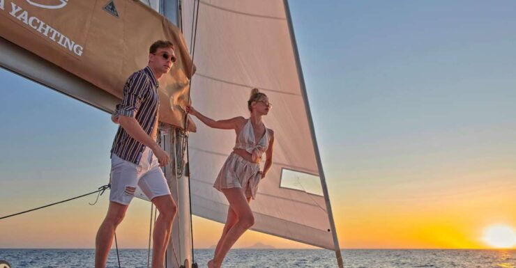 Santorini: Catamaran Day Trip With Snorkel, Meal, & Open Bar - Experience Highlights