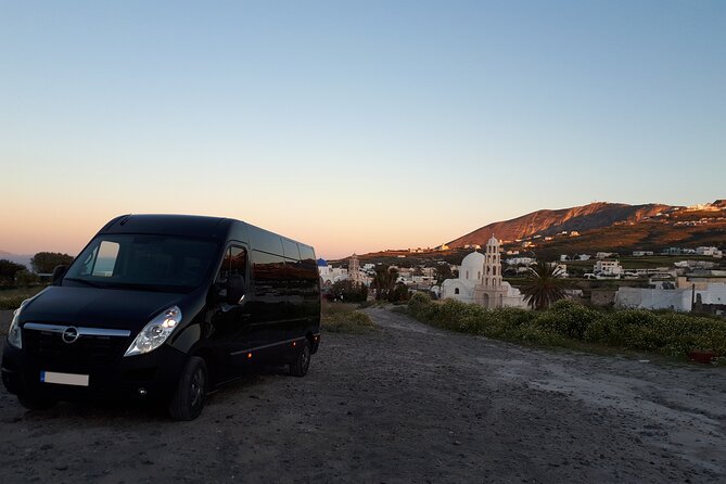 Santorini Chauffeur Services per Hour - Drop-Off and Pickup Locations