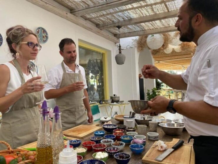 Santorini: Cooking Class & Wine-Tasting Private Tour - Experience Highlights