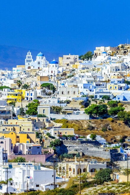 Santorini Cultural Villages and Akrotiri Ruins Private Tour - Megalochori Village Experience