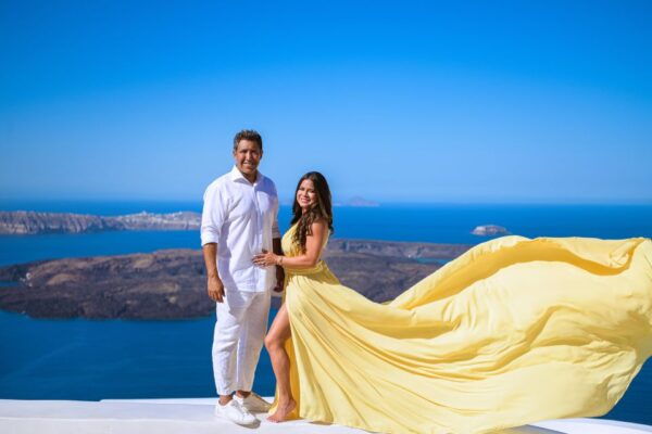 Santorini Flying Dress Photo Experience - Directions