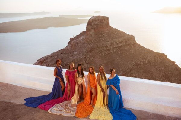 Santorini Flying Dress Photo Experience - The Sum Up