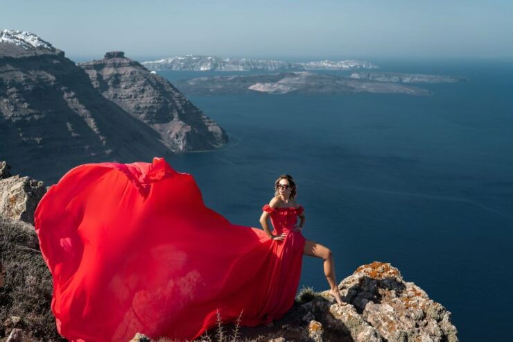 Santorini: Flying Dress Photoshoot - Experience Highlights