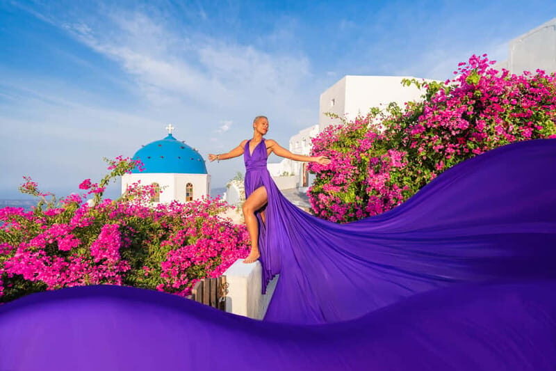 Santorini Flying Dress Photoshoot - Frequently Asked Questions