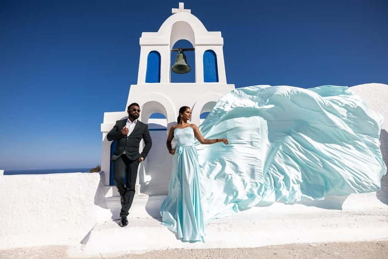 Santorini: Flying Dress Photoshoot **Dress Included** - Good To Know