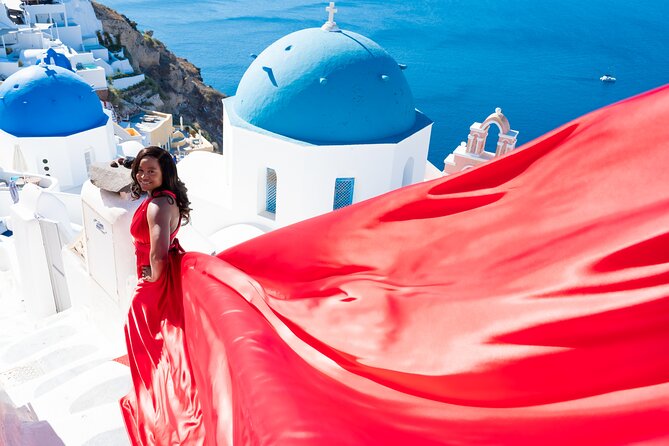 Santorini Flying Dress Photoshoot for 4 Guests - Additional Information and Assistance