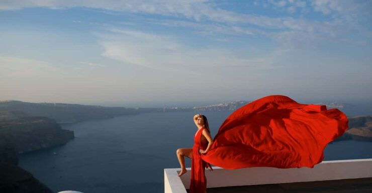 Santorini: Flying Dress Photoshoot With Caldera Backdrop - Booking Your Photoshoot