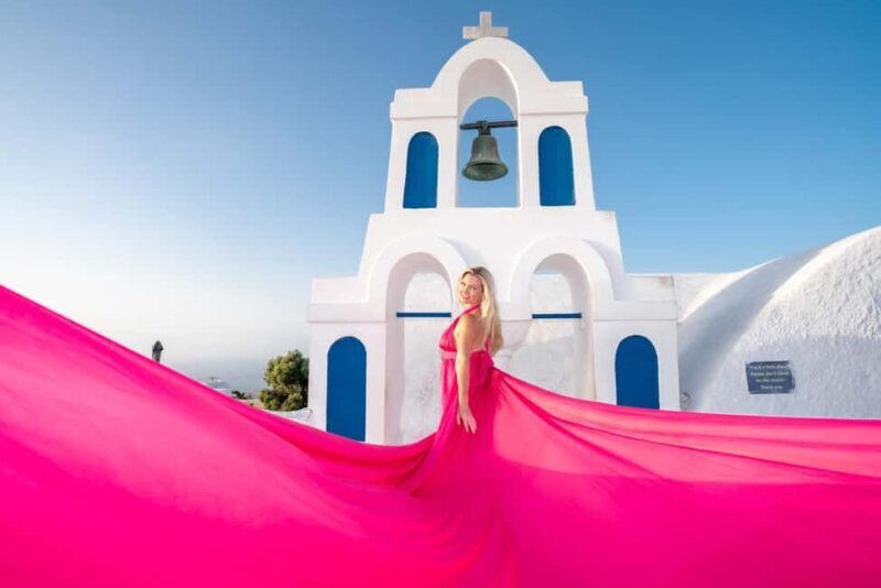 Santorini: Flying Dress Rental - The Sum Up
