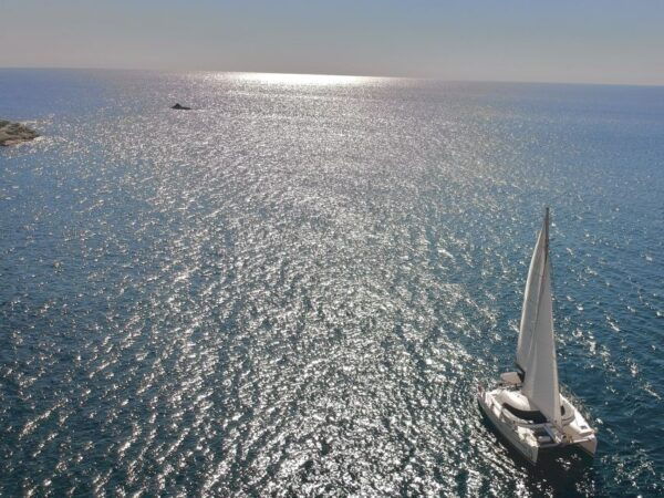 Santorini: Full Day Catamaran Excursion With Food & Drinks - Cruise Itinerary