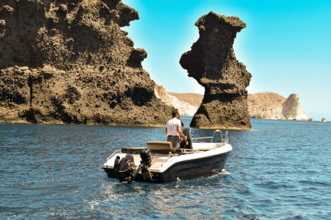 Santorini: Full-Day Licence-Free Boat Rental With 30/50hp - Key Highlights